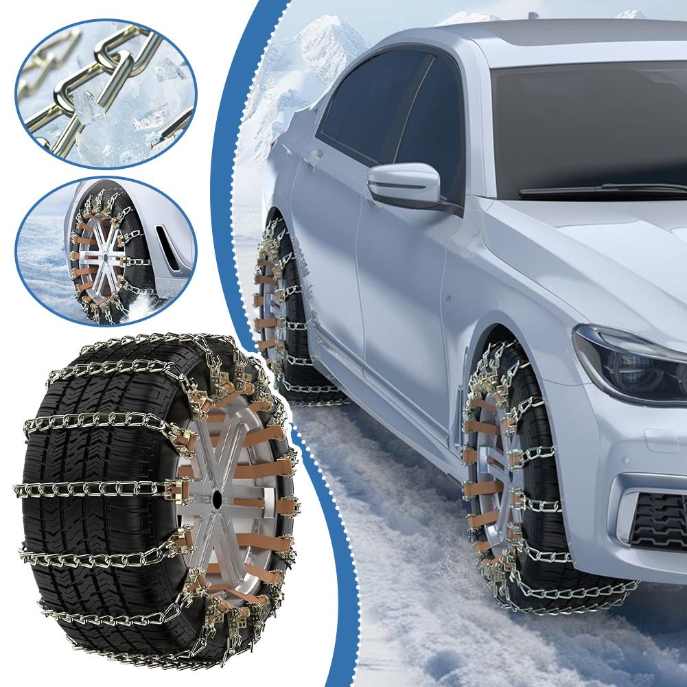 Car Anti-skid Chain SUV Small Car Off-road Vehicle Snow Tire Chain Mud Snow Thicke Not Damage The Tire Ice Breaking Anti Slip