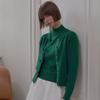Cashmere Blend Ribbon Cardigan Forest Green