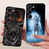 For Tecno Spark 40 Pro+ 4G Case KM7 Stylish Cartoon Painting Silicone TPU Back Cover For Tecno Spark 40 Pro+ Plus 4G Phone Cases