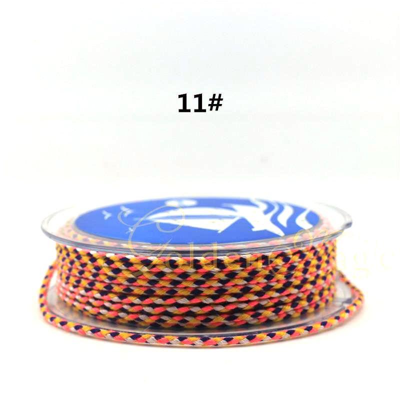 Colorful Carrying Strap Braided Rope Hand-Made Cotton Threads Handcraft Braiding Rope Braided Rope Bracelet Braiding Thread Crafts Tassel DIY Material
