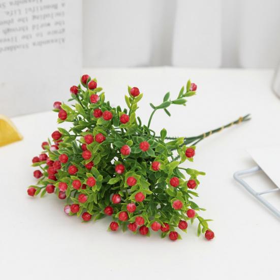 Artificial Plant Vivid Realistic Appearance Photo Props Home Decoration Fake Greenery Grass for Living Room