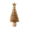 Christmas Tabletop Ornament for Christmas, Mini Wooden Office