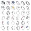2025 New 925 Sterling Silver S925 Logo Rings Star&Moon Paw Tie Fit Lover's Holiday Gift Jewelry Women