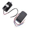 Kit Controller Motore Ruota da Tornio in Alluminio Plastica Motore 180W con Controller Accessori Macchina per Modellare la Ceramica