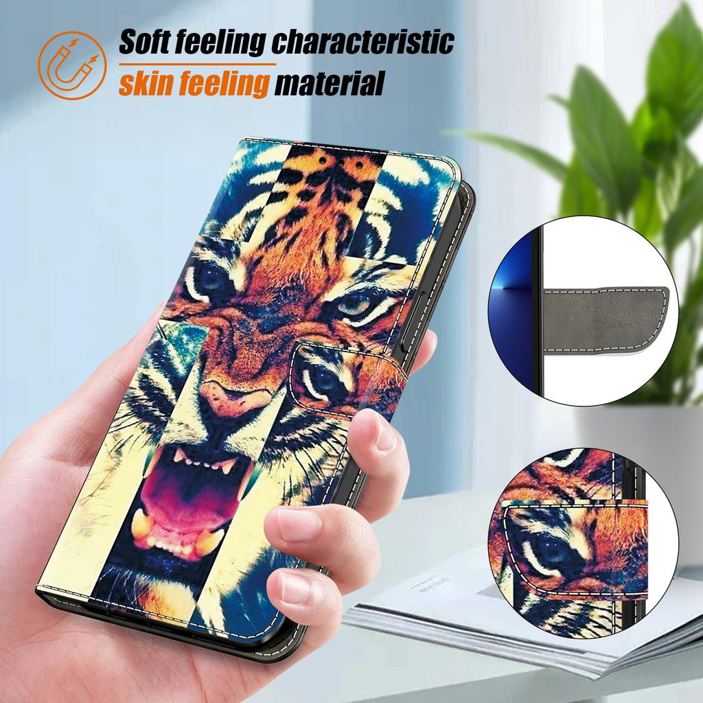 For Samsung Galaxy A16 5G/4G Leather Case Pattern Printing Wallet Stand Anti Drop Phone Cover