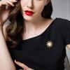 Fashion Dress Brooch Pin  Sun Metal Women Brooch  New Accessories Jewelry For Lady Gold Brooches Pins Clothing Gift