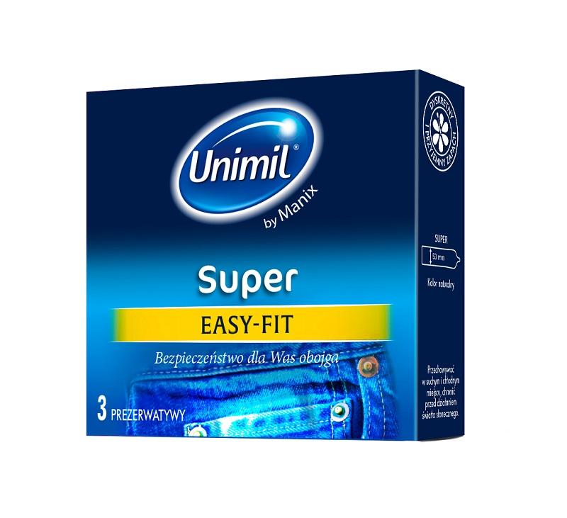 Unimil Super Comfort and Safety Latex Condoms, 3 Pieces