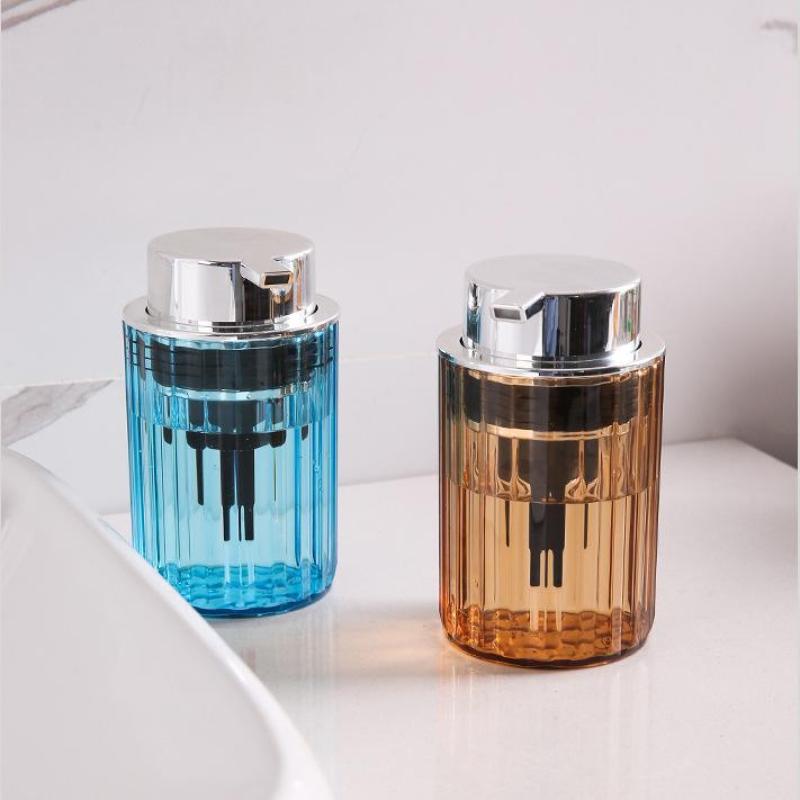 300Ml Hands Foaming Soap Dispenser For Bathroom Liquid Soap Mousse Bottle Refillable Kitchen Push-Type Dish Soap Container