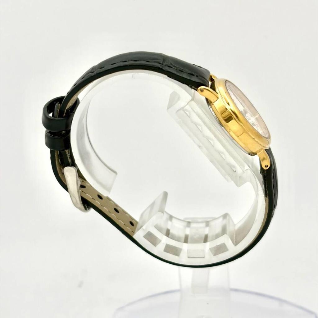 [Good Condition/New Battery] SEIKO Avenue Ladies Watch Gold Small Seconds 2K22-0020 805381 New Belt