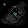 [Volkswagen Watch] Volkswagen Watch Retro Digital All Black