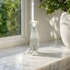 Pet Lover Gift 3D Printed Huibiti Dog Figurine, Simulated Sitting Shape Model, Delicate Hair Compact Sculpture Texture, One-Piece Molding, Mini