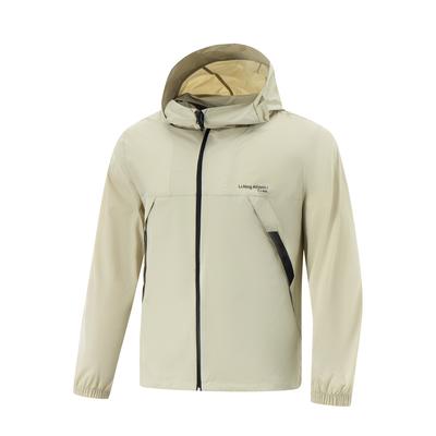 Série City Outdoor Cor Sólida Zíper Com Capuz Solta Proteção UV Respirável Proteção Solar Jaqueta Jaquetas Masculinas Lima AFDV461-5