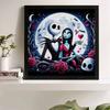 5D DIY Diamond Painting Kit, Skeleton Lover, Adult Beginner 5D Round Diamond Embroidered Crystal Mosaic Crafts, Suitable for Home Wall Settings