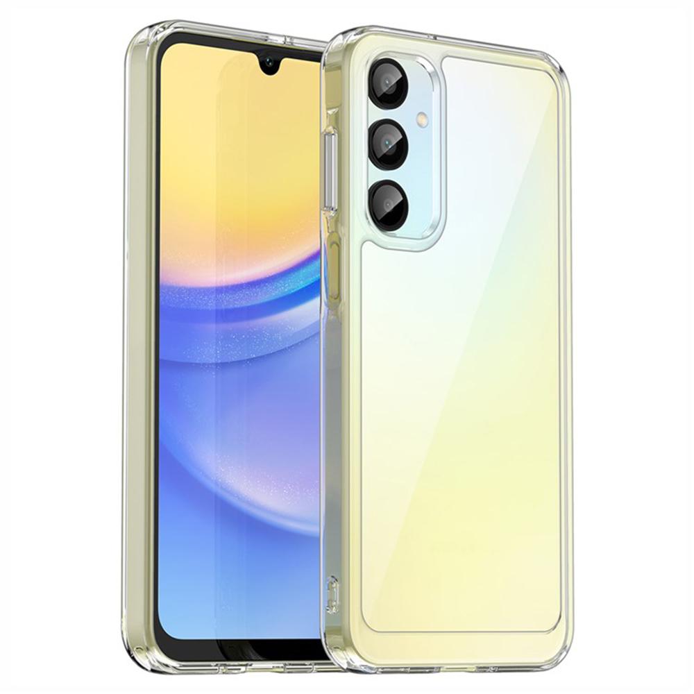 

WANLONFENG MF2 Series For Samsung Galaxy A16 5G/A16 4G Case TPU Acrylic Clear Phone Cover with 2Pcs Tempered Glass Film Type A