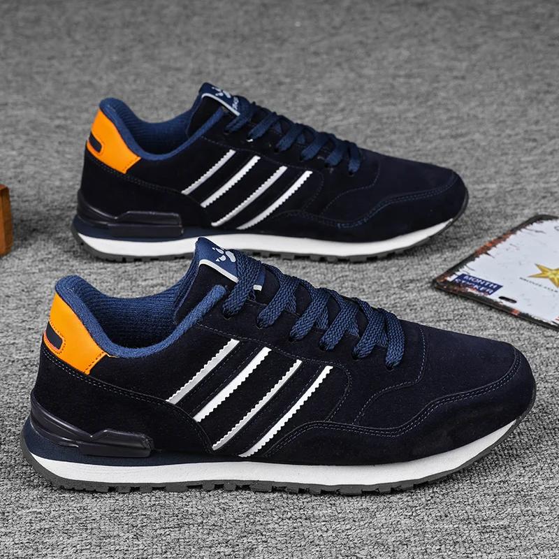 Artificial Leather Men Causal Shoes Male Spring Men Casual Light Shoes Sneakers Lac-up Flats Breathable Outdoors Sapato