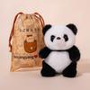 Plush Toy Figurine Pocket Pet Cat Dog Elephant Fox Frog Stuffed Animal Doll Desk Decor for Kids