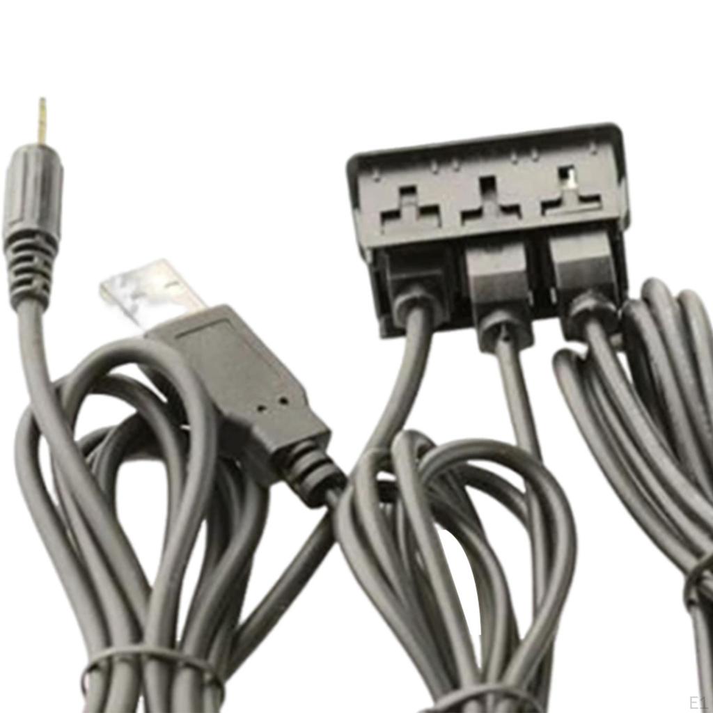 USB Type C AUX Panel Cable Car Mount Extension for Boat Truck