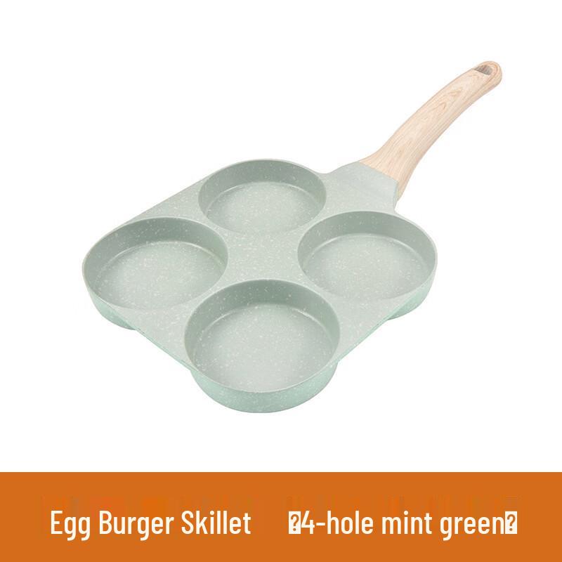 Antihaft-Frühstückspfanne mit 3 Vertiefungen