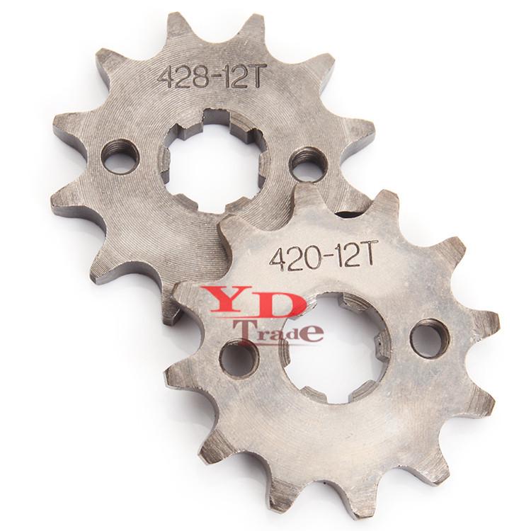 Off-Road Motorcycle/ATV Engine Parts: 420-12T & 428-12T Gears and Sprockets