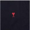 Ami Small Heart Logo V Neck Men S Cardigan Hkc361 001 414