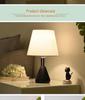 Modern LED Dimmable Bedside & Study Lamp with Eye Protection and Remote Control