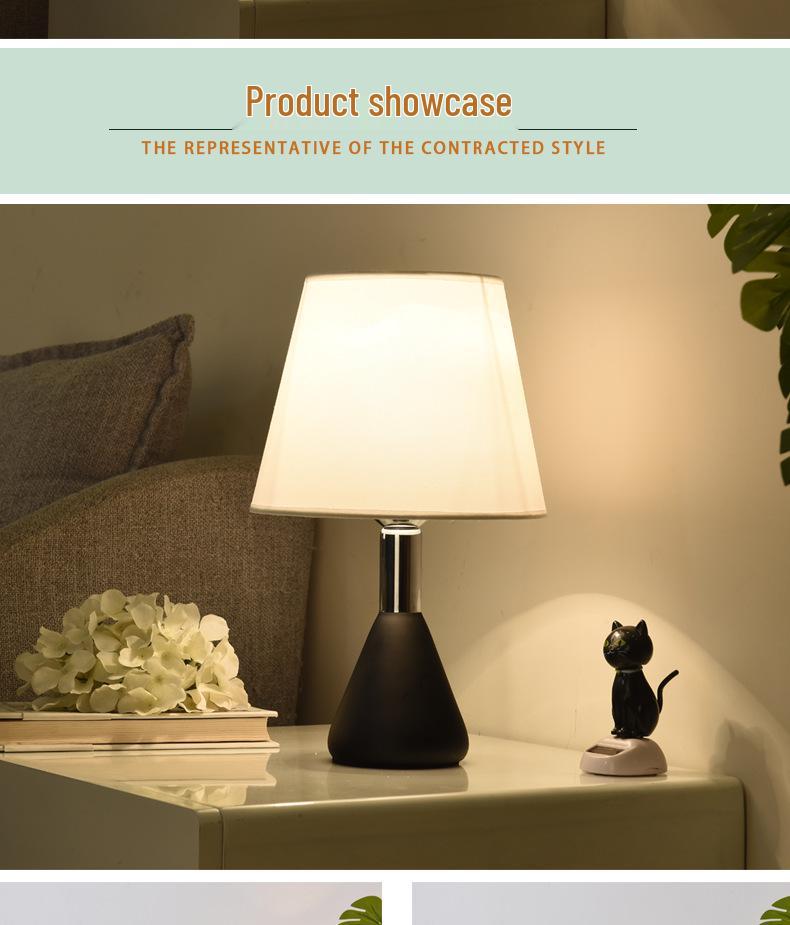 Modern LED Dimmable Bedside & Study Lamp with Eye Protection and Remote Control