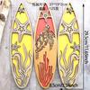 3 Pcs Surfboard Wall Decor Surfboard Hanging Sign Available for Party Tropical Beach Room Decor Wooden Decoration for Hawaiian