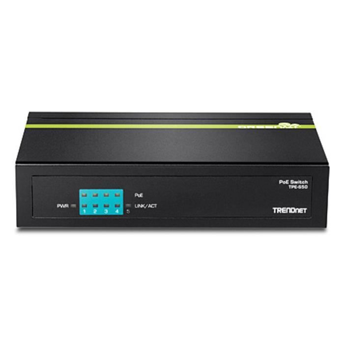 TRENDNET 5-Port 10/100 Mbps PoE Switch - TPE-S50 (v1.0R)