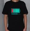 Men's T-Shirts LED Sound Control Flicker Tshirt Fashion Wireless Electric Luminescent Shiny Tshirts Party Disco Men's T Shirts