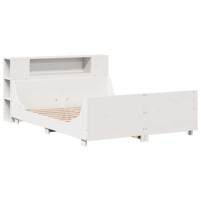 VidaXL Bed Frames Without Mattress White 140x200 Cm Solid Pine Wood 3323768