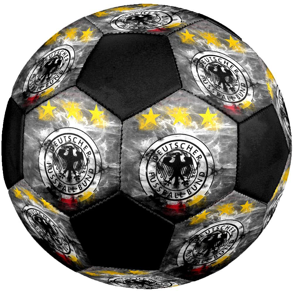 Germany national football logo Size 5 Soccer Ball, Machine-Stitched PVC, Durable & High Bounce, All Ages Fit, fan merchandise, matches & outdoor use.