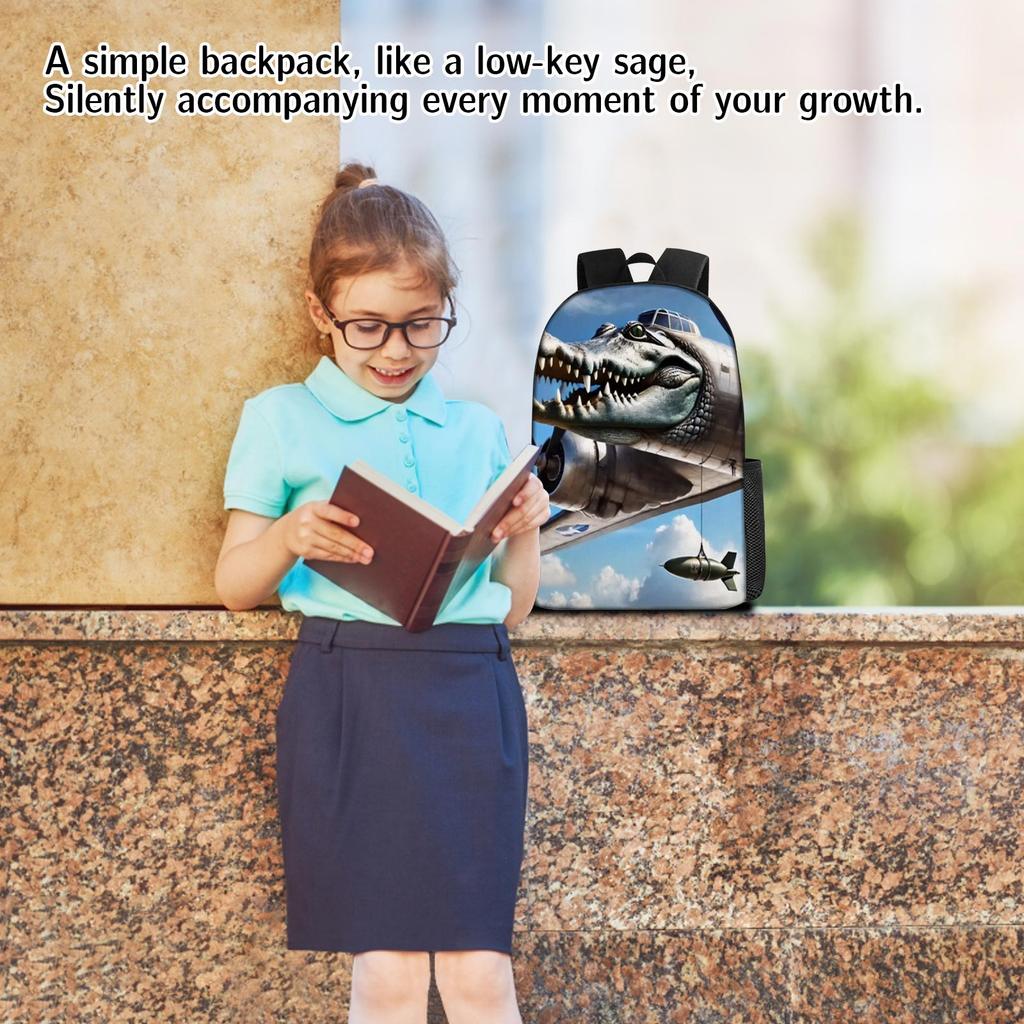 Student Backpack 3D Digital Printing Backpack