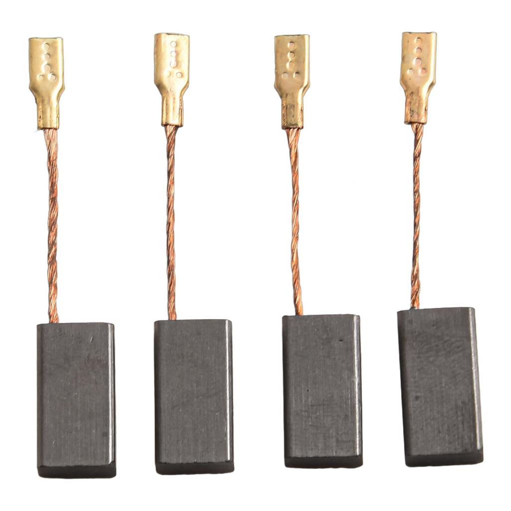 Angle Grinder Carbon Brush Replacement Durability For Angle Grinder High Quality Metal 4pcs Workshop Equipment