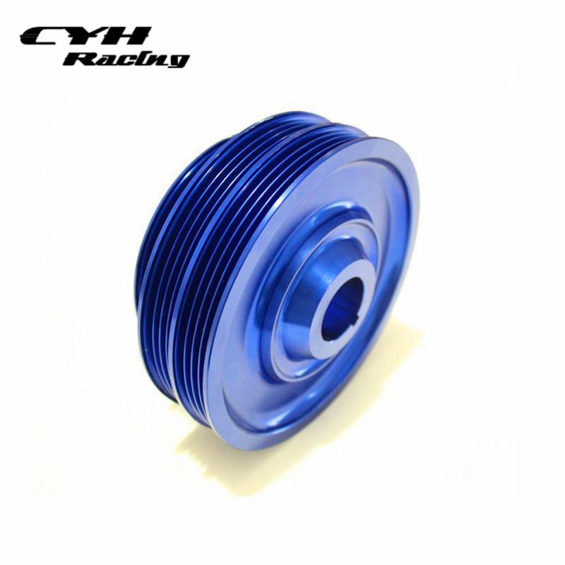 Aluminum Light-Weight Crank Shaft Pulley For Honda B16 Engines Civic 88-00 ,Acura Integra 90-01,CRX 88-91 синий