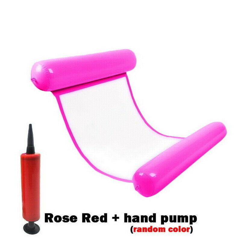 Inflatable Water Floating Hammock Float Pool Lounge Bed Swimming Chair Summer
