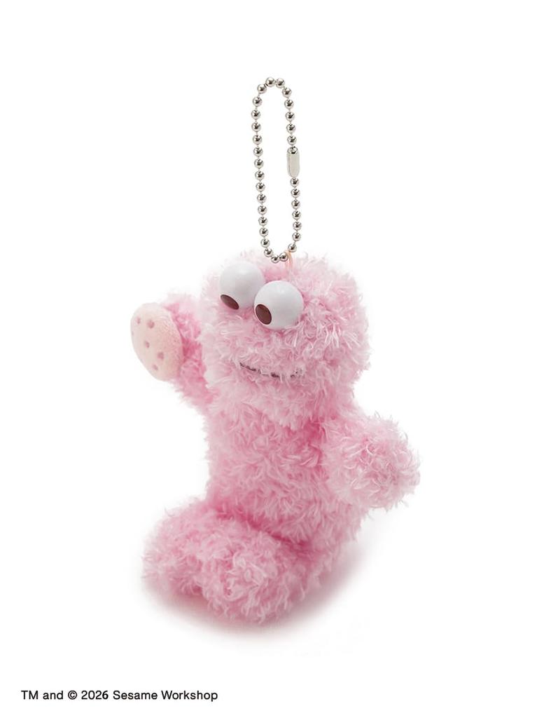 Street Cookie Monster Pink Plush Charm SSMULG263009 Unisex Adult PNK Free Size [Sesame Market]