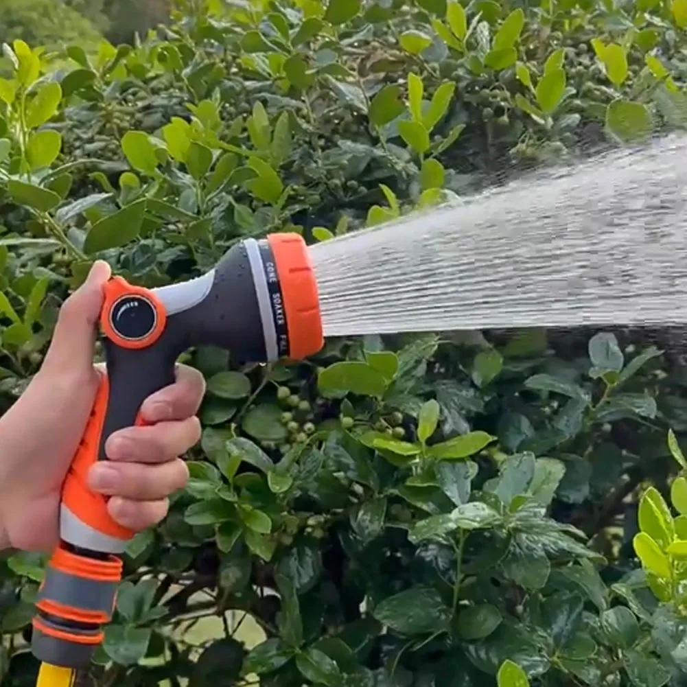 Gartenbewässerung Wasserpistole Gartenbewässerungswerkzeug Gemüsebewässerungssprinkler Mehrzweck-Sprüher Gartenschlauchdüse Mehrfarbig