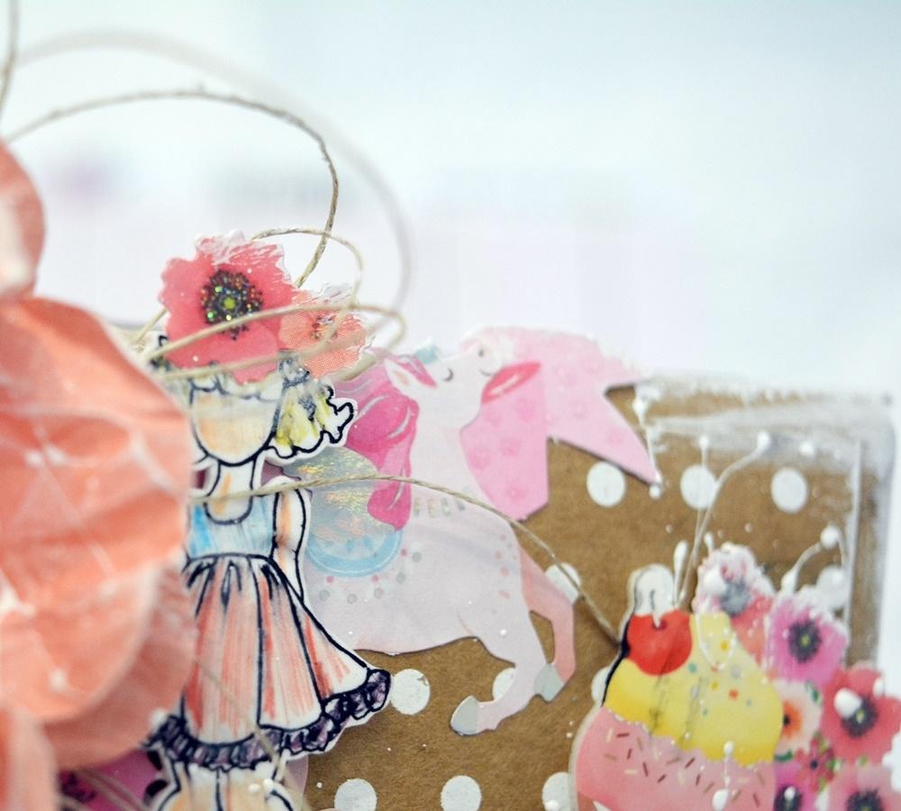 Naklejki Ozdobne Kolorowe Jednorożec Unicorn 26Szt