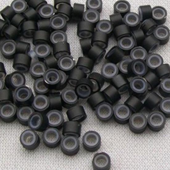 1000Pcs Silicone Buckle Aluminum Micro Rings Wig Hair Link Beads Extension Tools