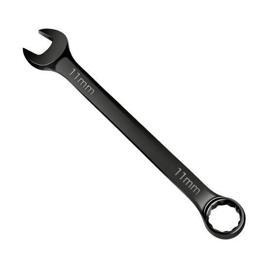 Heavy Duty Steel Spanner Double End Combination Wrench, Heavy-Duty Metric Hexagonal Bolt Tightening Tool High-Strength for Automotive Construction