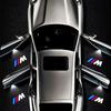 BBJT8 For BMW M Emblem F10 F20 F30 X1 F31 F49 E62 F40 F15 F25 F26 E83 E84 2Pcs Car Door Welcome Lights HD Projection Lamps Accessories