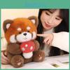 Red Adorable Panda Plush Toy Cute Girl Children Sleep Companion Gift Birthday