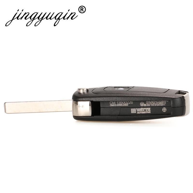 jingyuqin 5pcs 315/433MHz ID46 Chip Remote Control Flip Key for Chevrolet Cruze Aveo Orlando 2010-2015 2/3/4/5 Button Fob Opel