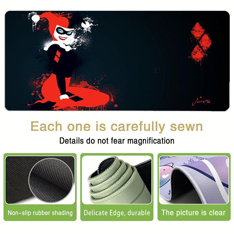 1pc Harley Quinn Artwork Computer Pad with Vibrant Print, Mouse Pads for Desk 069