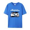 2024 Initial D Supra Tee and WoJDM Manga Print Shirt Casual Short sleeve Top Japanese Casual Sporty T-shirt