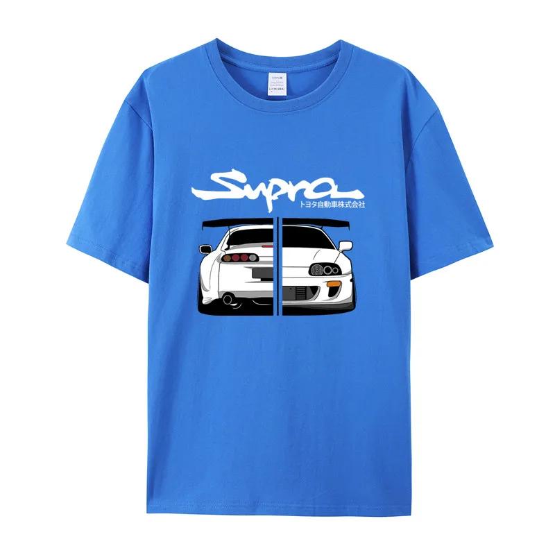 2024 Initial D Supra Tee and WoJDM Manga Print Shirt Casual Short sleeve Top Japanese Casual Sporty T-shirt