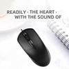 JIANDO Wired USB Silent 3-Button Optical Mouse, 1000 DPI, Ambidextrous Design, Compact, PC Mouse, WindowsMac Compatible, Black