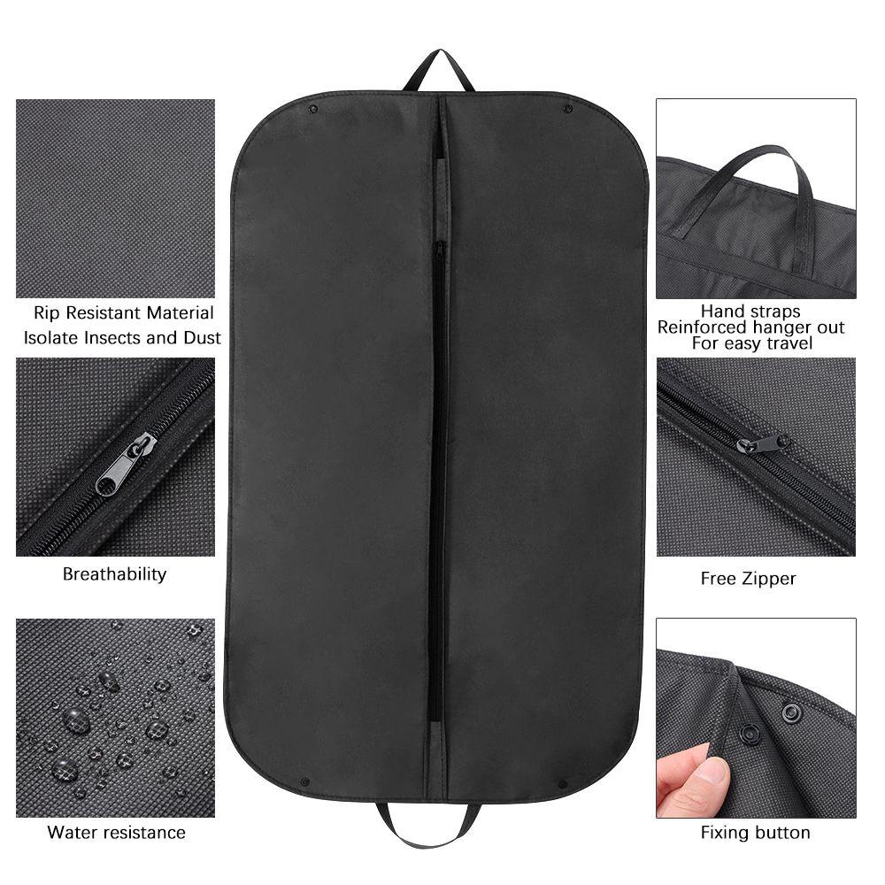 Non-woven Business Bags Foldable Travel Supplies Clothes Bags Suit Cover Dust Cover Garment Storage Bag