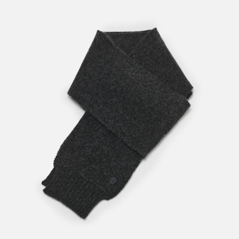 ROH SEOUL Classic Knit Muffler Charcoal