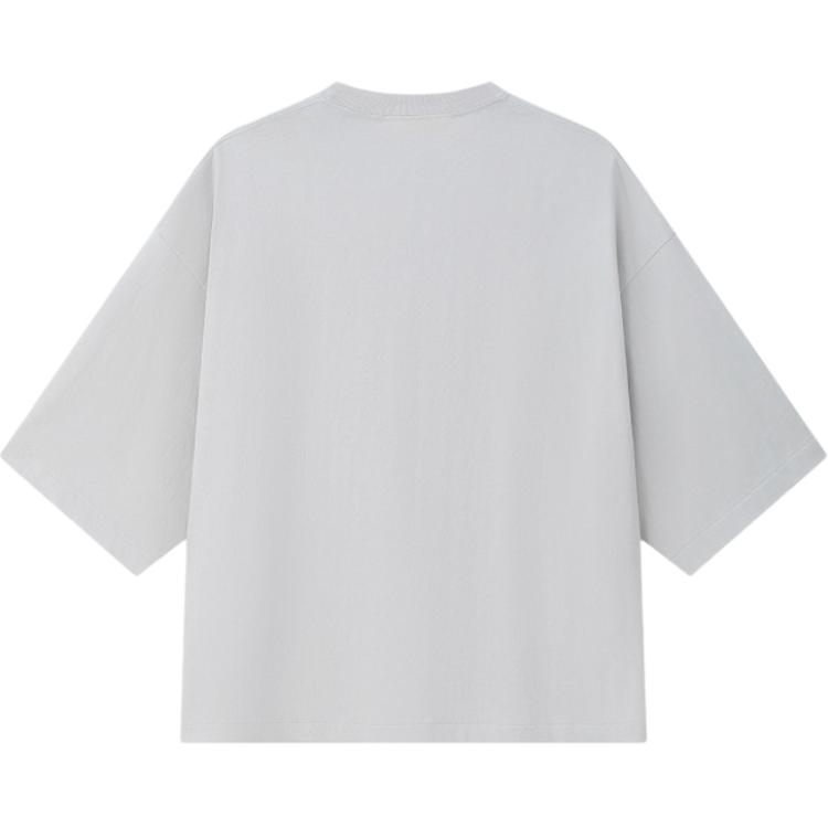 Fear of God Essentials Merch Tee Boxy Fit Overcast Unisex Tops Blue RW00266-0059